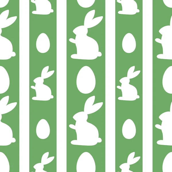生地や包装紙や子供や趣味のためのイースターシームレスウサギと卵のパターン 高品質の写真 — ストック写真