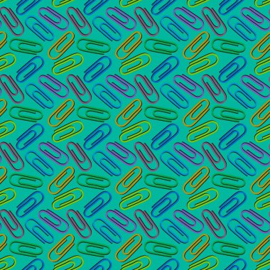 Duvar kağıtları, kumaşlar, tekstil ve ambalajlar, hediyeler, kartlar, çarşaflar, çocuklar ve paket kağıtları ve ofis için kusursuz ataç deseni. Yüksek kalite fotoğraf