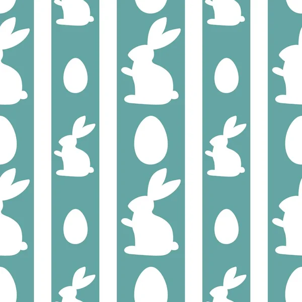 Easter seamless rabbit and eggs pattern for fabrics and wrapping paper and kids and hobbies. High quality photo