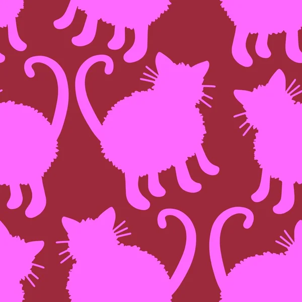 Kids seamless cats pattern for fabrics and textiles and packaging and gifts and cards and linens and wrapping paper. High quality photo