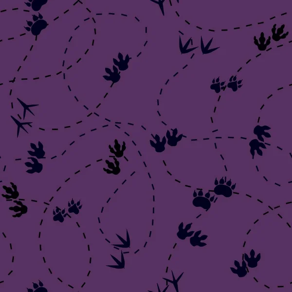 Animals footprints seamless dinosaur pattern for fabrics and textiles and packaging and linens and gifts and cards and wrapping paper and kids. High quality photo