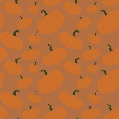 Halloween seamless cute pumpkins pattern for fabrics and textiles and packaging and gifts and cards and linens and kids and wrapping paper and hobbies. High quality photo