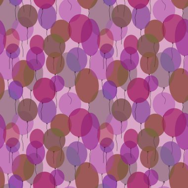 Çocuklar, hediyeler, kartlar, çarşaflar, kumaşlar, tekstil ve ambalaj kağıtları için doğum günü karikatürsüz balonlar. Yüksek kalite fotoğraf