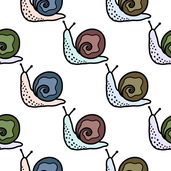 Kids seamless snails pattern for wallpaper and fabrics and textiles and packaging and gifts and wrapping paper. High quality photo