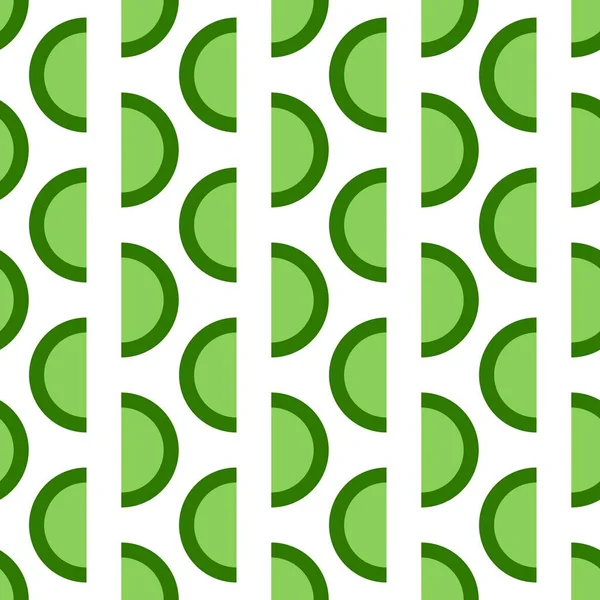 Geometrische Naadloze Halve Cirkel Patroon Voor Behang Stoffen Textiel Verpakking — Stockfoto