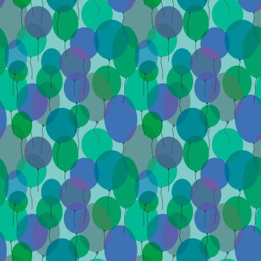 Çocuklar, hediyeler, kartlar, çarşaflar, kumaşlar, tekstil ve ambalaj kağıtları için doğum günü karikatürsüz balonlar. Yüksek kalite fotoğraf