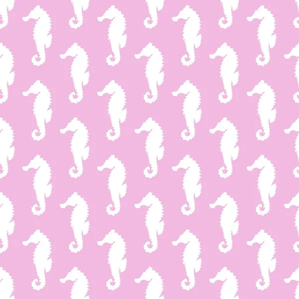 Zomer Naadloos Zeepaardje Patroon Voor Stoffen Kinderen Inpakpapier Textiel Geschenken — Stockfoto