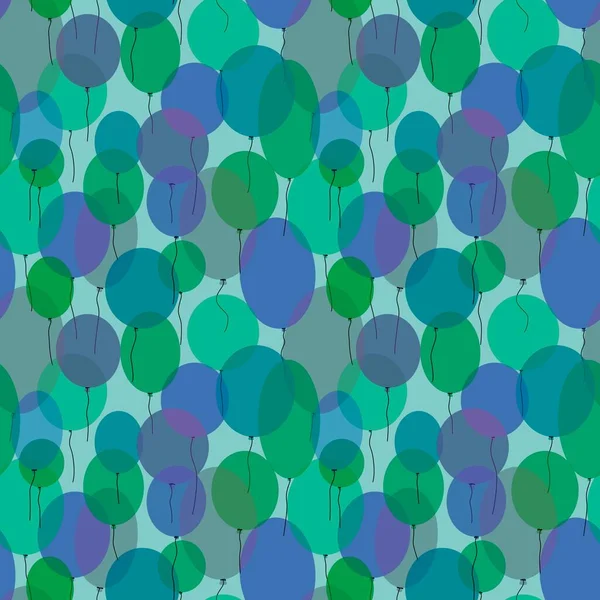 Birthday seamless cartoon balloons pattern for kids and gifts and cards and linens and fabrics and textiles and packaging and wrapping paper. High quality photo