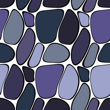 Kumaşlar, tekstil ve ambalajlar, hediyeler, kartlar, çarşaflar ve çocuklar için soyut deniz taşları ve ambalajsız desen. Yüksek kalite fotoğraf