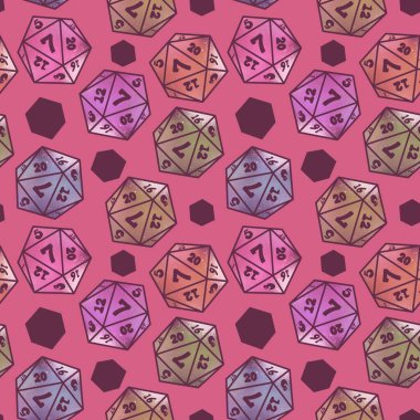 Oyunlar, kartlar, kumaşlar, ambalaj kağıtları, ambalajlar ve defterler için kusursuz zar kalıpları. Yüksek kalite fotoğraf