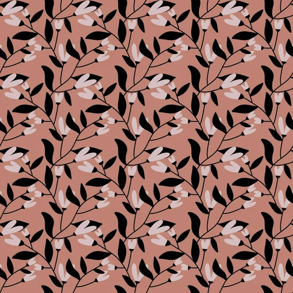 Letní Květinový Bezešvý Květinový Vzor Pro Tkaniny Textilie Obaly Dárky — Stock fotografie
