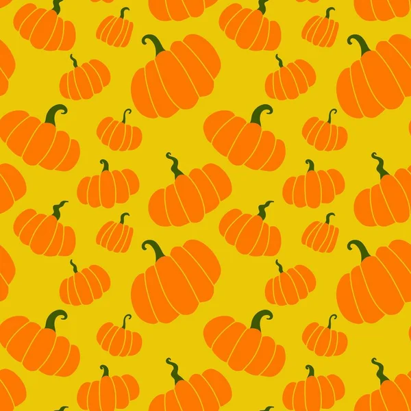 Halloween Seamless Cute Pumpkins Pattern Fabrics Textiles Packaging Gifts Cards — Stock Fotó