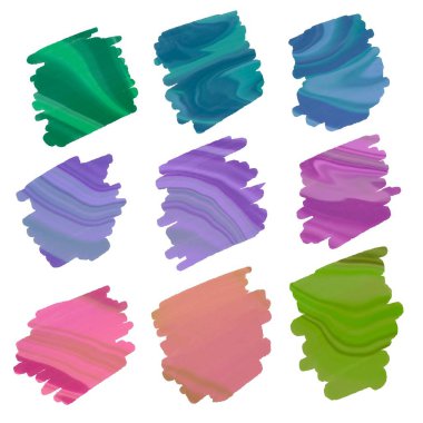 Kumaşlar, kumaşlar, çarşaflar, hediyeler, kartlar, çocuklar ve hobiler için renkli boya lekeleri koyun. Yüksek kalite fotoğraf