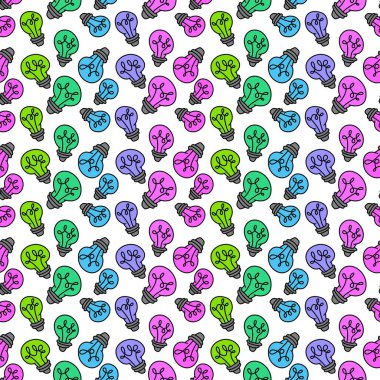 Çocuklar kusursuz ampul ve kumaşlar, ambalaj kağıtları, defterler, ambalajlar ve tekstil için fikir kalıpları. Yüksek kalite fotoğraf