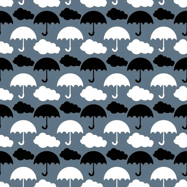 Podzimní Hladký Deštník Vzor Pro Tkaniny Textilie Balení Balení Papíru — Stock fotografie