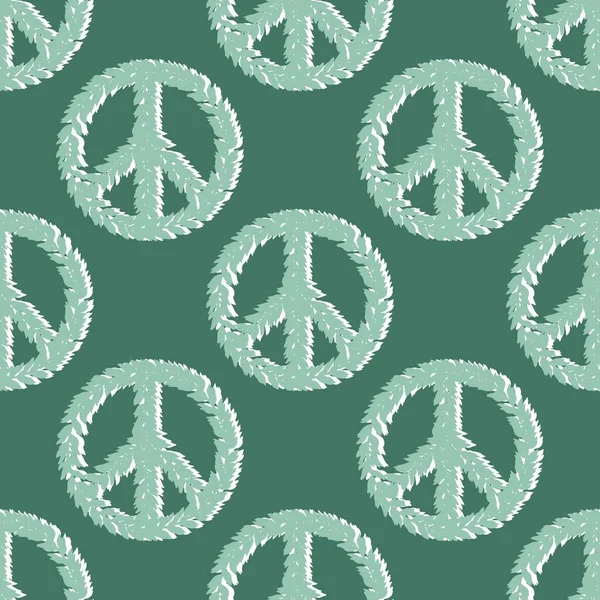 Seamless Peace Pattern Kids Gifts Cards Linens Fabrics Wrapping Paper — Stock Photo, Image