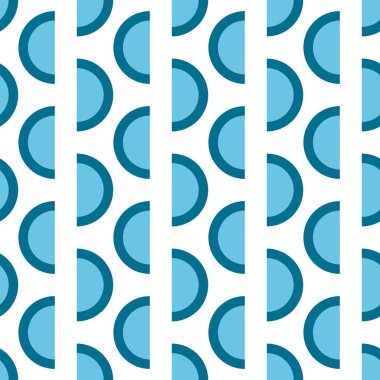 Duvar kâğıtları, kumaşlar, tekstil ve ambalajlar, hediyeler, kartlar, çarşaflar ve çocuklar için geometrik dikişsiz yarım daire deseni. Yüksek kalite fotoğraf