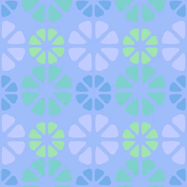 Abstrakcyjny Kwiat Bezszwowy Geometryczny Wzór Kwiatowy Dla Tkanin Tekstyliów Opakowań — Zdjęcie stockowe