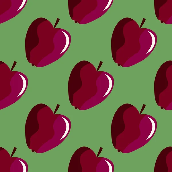 Autumn seamless apples pattern for fabrics and textiles and packaging and gifts and linens and kids. High quality photo