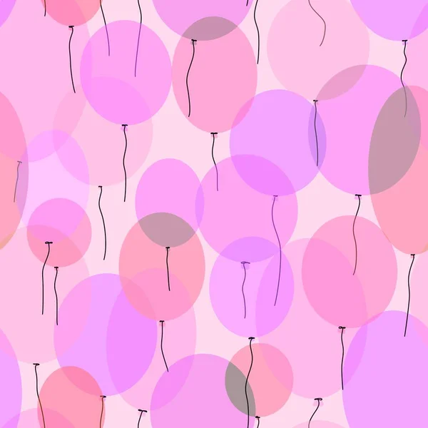 Birthday seamless cartoon balloons pattern for kids and gifts and cards and linens and fabrics and textiles and packaging and wrapping paper. High quality photo