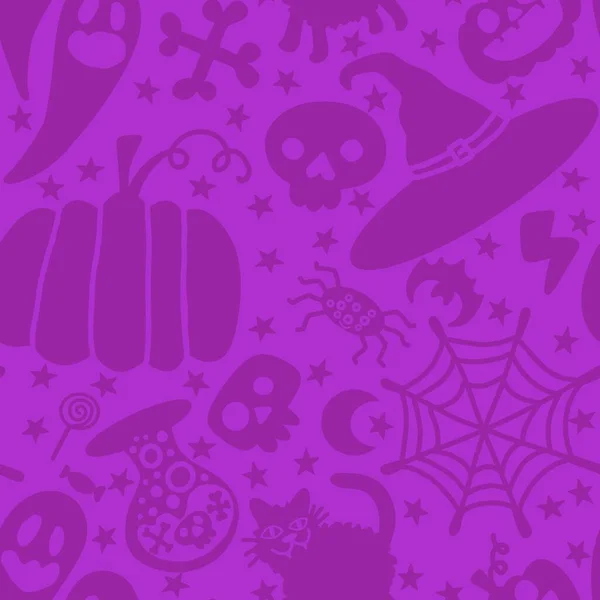 Halloween Zökkenőmentes Szellem Minta Tapéta Csomagolás Ajándékok Kártyák Ágynemű Gyerekek — Stock Fotó