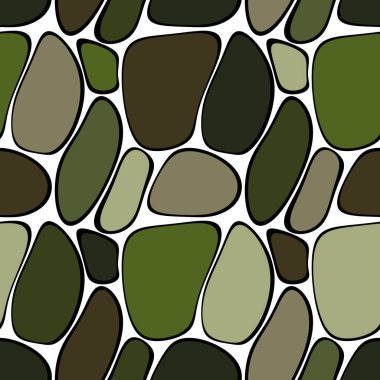 Kumaşlar, tekstil ve ambalajlar, hediyeler, kartlar, çarşaflar ve çocuklar için soyut deniz taşları ve ambalajsız desen. Yüksek kalite fotoğraf