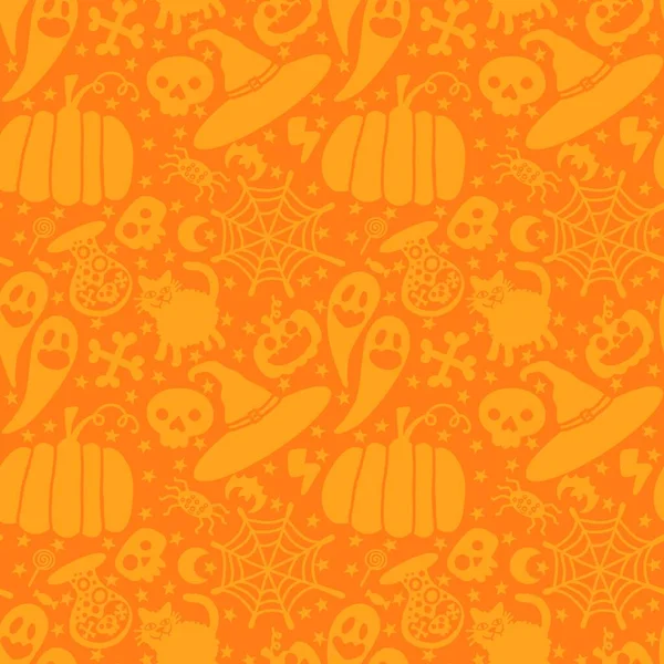 Halloween Naadloze Spook Patroon Voor Behang Verpakking Geschenken Kaarten Linnengoed — Stockfoto