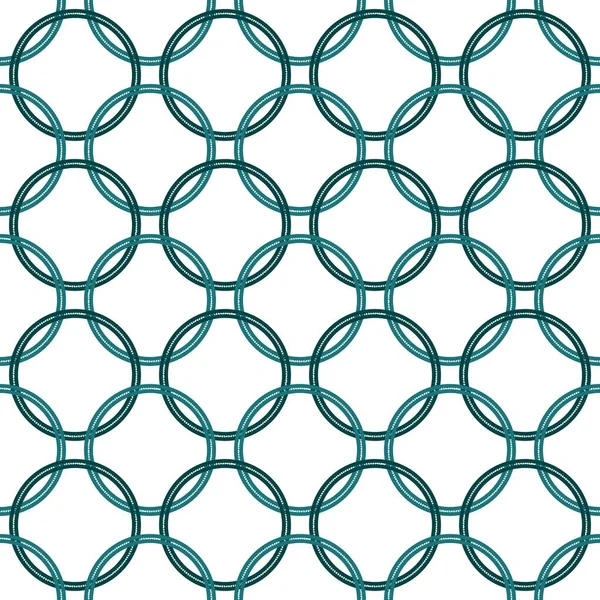 Lingkaran Mulus Geometris Pola Untuk Wallpaper Dan Kain Dan Tekstil — Stok Foto