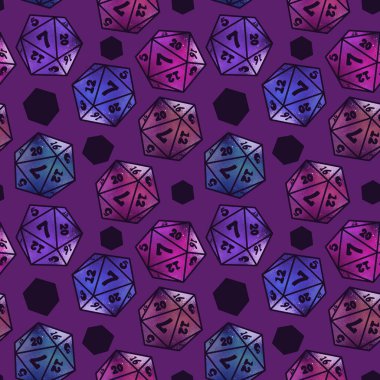 Oyunlar, kartlar, kumaşlar, ambalaj kağıtları, ambalajlar ve defterler için kusursuz zar kalıpları. Yüksek kalite fotoğraf