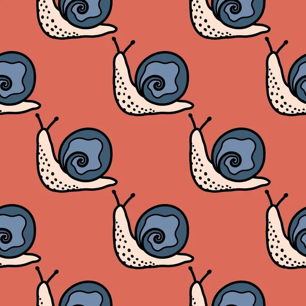 Kids seamless snails pattern for wallpaper and fabrics and textiles and packaging and gifts and wrapping paper. High quality photo