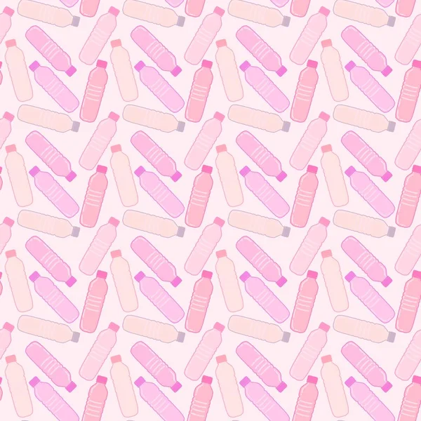 Renksiz plastik şişe desenli ambalajlar, kumaşlar, çocuklar, mutfak, spor ve defterler. Yüksek kalite fotoğraf