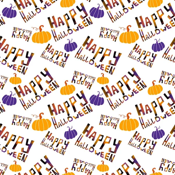 Joyeux Motif Sans Couture Halloween Pour Papier Emballage Les Tissus — Photo