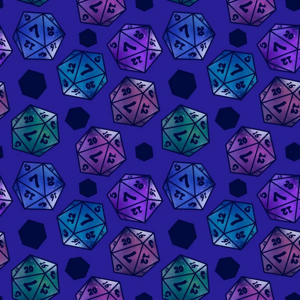 Kids seamless dice pattern for games and cards and fabrics and wrapping paper and packaging and notebooks. High quality photo