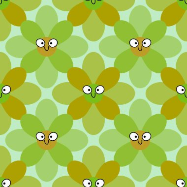 Kumaşlar, tekstil ürünleri, ambalajlar, ambalaj kağıtları ve çocuklar için basit, dikişsiz çiçek deseni. Yüksek kalite fotoğraf