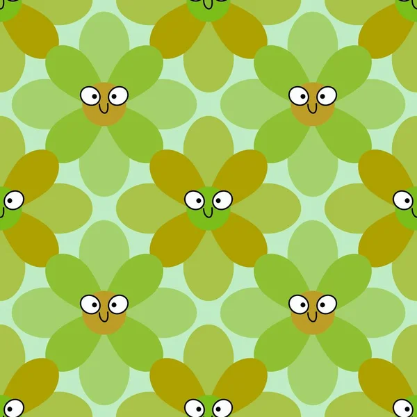 Kumaşlar, tekstil ürünleri, ambalajlar, ambalaj kağıtları ve çocuklar için basit, dikişsiz çiçek deseni. Yüksek kalite fotoğraf