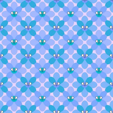 Kumaşlar, tekstil ürünleri, ambalajlar, ambalaj kağıtları ve çocuklar için basit, dikişsiz çiçek deseni. Yüksek kalite fotoğraf