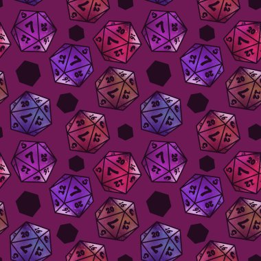 Oyunlar, kartlar, kumaşlar, ambalaj kağıtları, ambalajlar ve defterler için kusursuz zar kalıpları. Yüksek kalite fotoğraf