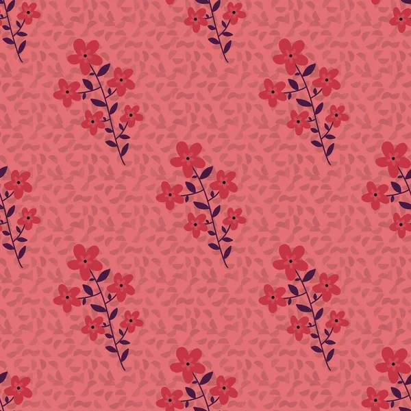 Patrón Flores Sin Costura Floral Para Telas Textiles Embalaje Regalos — Foto de Stock