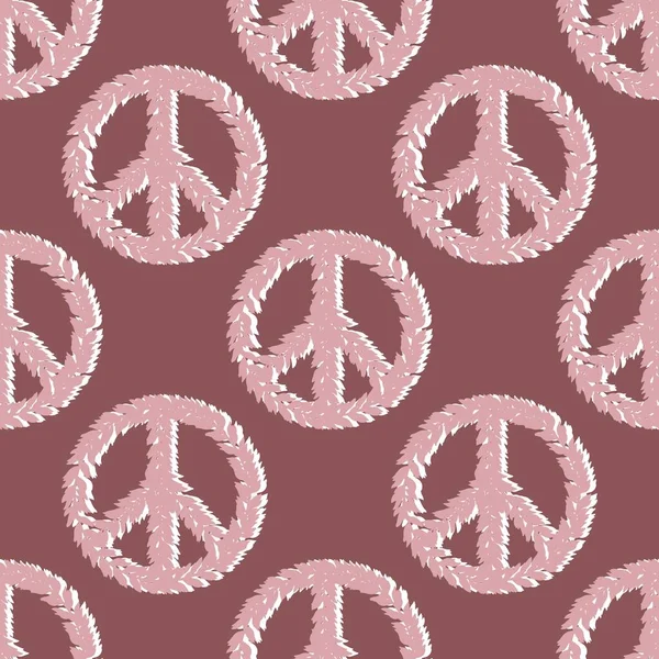 Seamless Peace Pattern Kids Gifts Cards Linens Fabrics Wrapping Paper — Stock Photo, Image