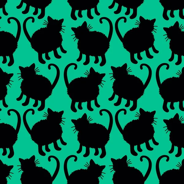 Děti Bezešvé Kočky Vzor Pro Tkaniny Textilie Balení Dárky Karty — Stock fotografie