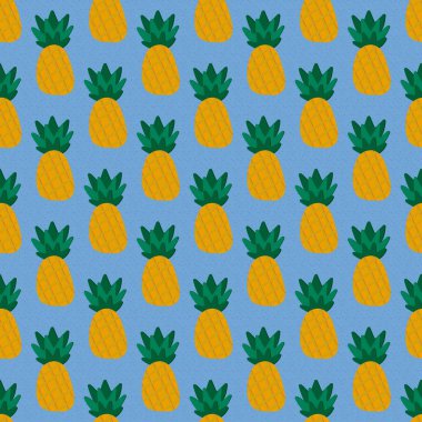 Kumaşlar, tekstil ürünleri, ambalajlar, ambalaj kağıtları ve defterler için yaz meyvesiz ananas deseni. Yüksek kalite fotoğraf