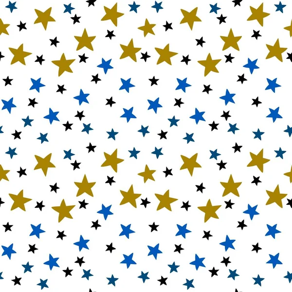Kids Seamless Stars Pattern Fabrics Textiles Packaging Gifts Wrapping Paper — стоковое фото