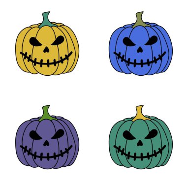 Kumaşlar, ambalajlar, ambalajlar, ambalajlar, çocuklar ve desenler için Cadılar Bayramı baskısı. Yüksek kalite fotoğraf