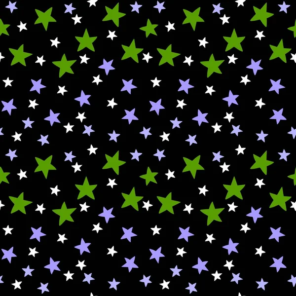 Kids Seamless Stars Pattern Fabrics Textiles Packaging Gifts Wrapping Paper — Stock Photo, Image