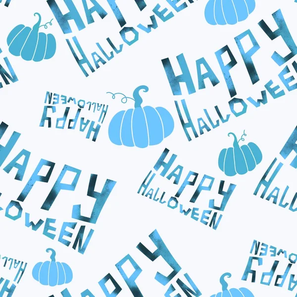 Joyeux Motif Sans Couture Halloween Pour Papier Emballage Les Tissus — Photo