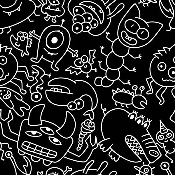 Kids seamless aliens and monsters pattern for fabrics and textiles and packaging and wrapping paper and notebooks. High quality photo