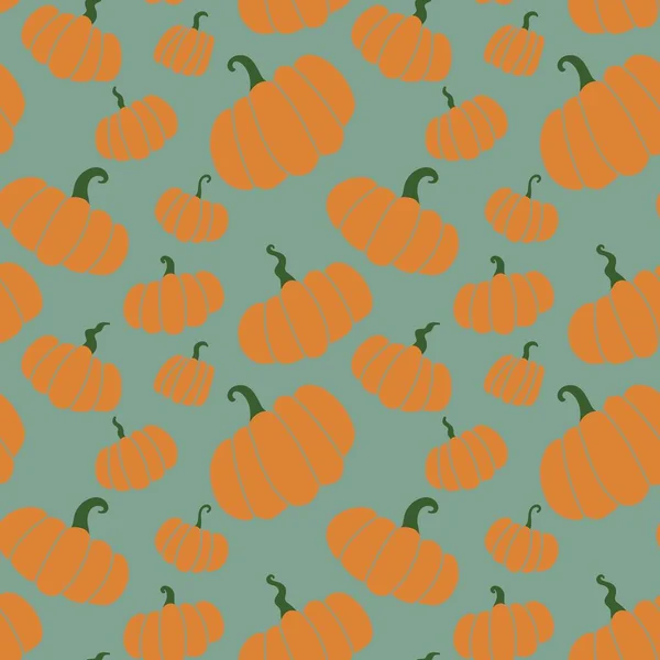 Halloween Sem Costura Abóboras Bonito Padrão Para Tecidos Têxteis Embalagens — Fotografia de Stock