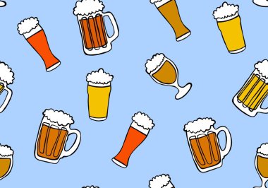 Ekim Festivali kumaşlar, ambalaj kağıtları, menüler, defterler ve ambalajlar için kusursuz bira kalıbı. Yüksek kalite fotoğraf