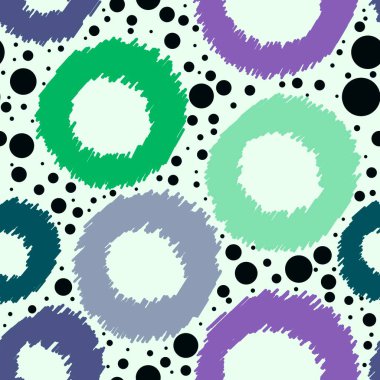 Çocuklar, çarşaflar, kumaşlar, ambalaj kağıtları ve hobiler için soyut geometrik dairesel desen. Yüksek kalite fotoğraf