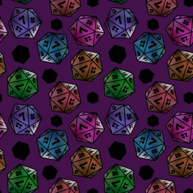 Oyunlar, kartlar, kumaşlar, ambalaj kağıtları, ambalajlar ve defterler için kusursuz zar kalıpları. Yüksek kalite fotoğraf